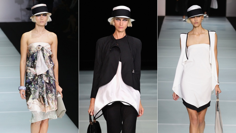 Illustration for article titled Armani Is Black & White & Sharp All Over